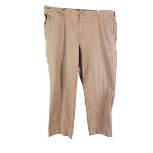 Duluth Trading Co Flex Ballroom Khakis Mens Size 44x30 Brown Chino Pants